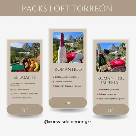 Апартаменты Cuevas Del Penon - Loft Torreon